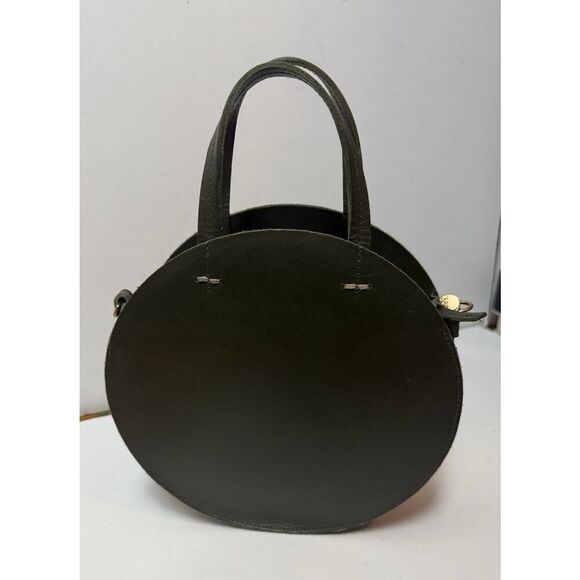 Clare V. Petit Alistair Circle Crossbody in Loden Green - Picture 11 of 11